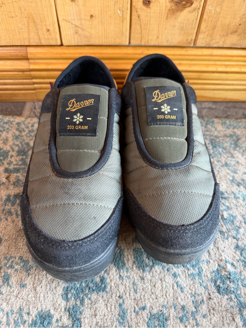 Danner women’s  Slip-On Loafers in Olive and Black